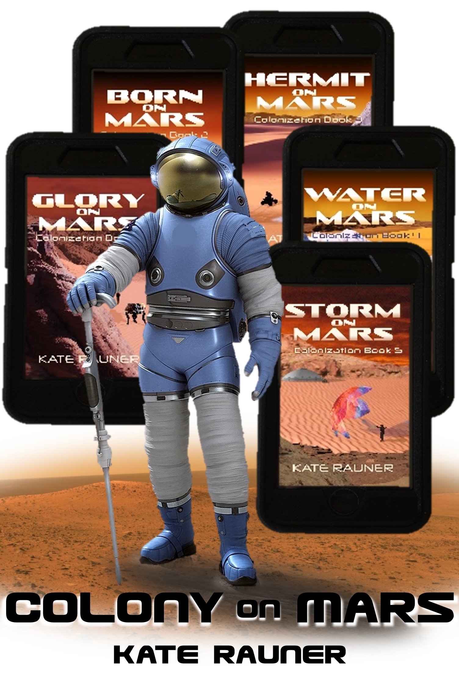 Colony on Mars bok covers